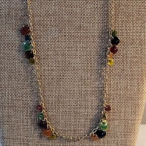 Vintage AKII Necklace - Multi-color Discs